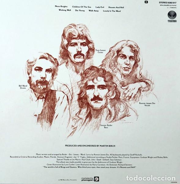Discos de vinilo: Black Sabbath &ndash; Heaven And Hell -LP- - Foto 2