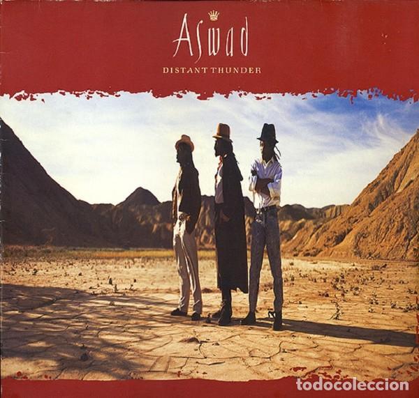 Discos de vinilo: ASWAD Distant Thunder (LP, Mango (Island Rds.), UK, 1988) - Foto 1