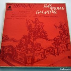 Discos de vinilo: BALLET LAS INDIAS GALANTES. JEAN-PHILIPPE RAMEAU. 1976. HES 60-205/6/7/8. VINILOS MINT.