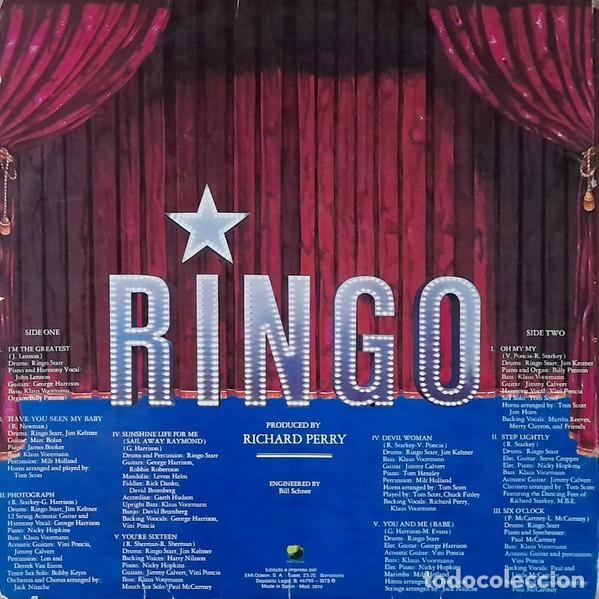 Discos de vinilo: Ringo Starr &lrm;&ndash; Ringo - Foto 2