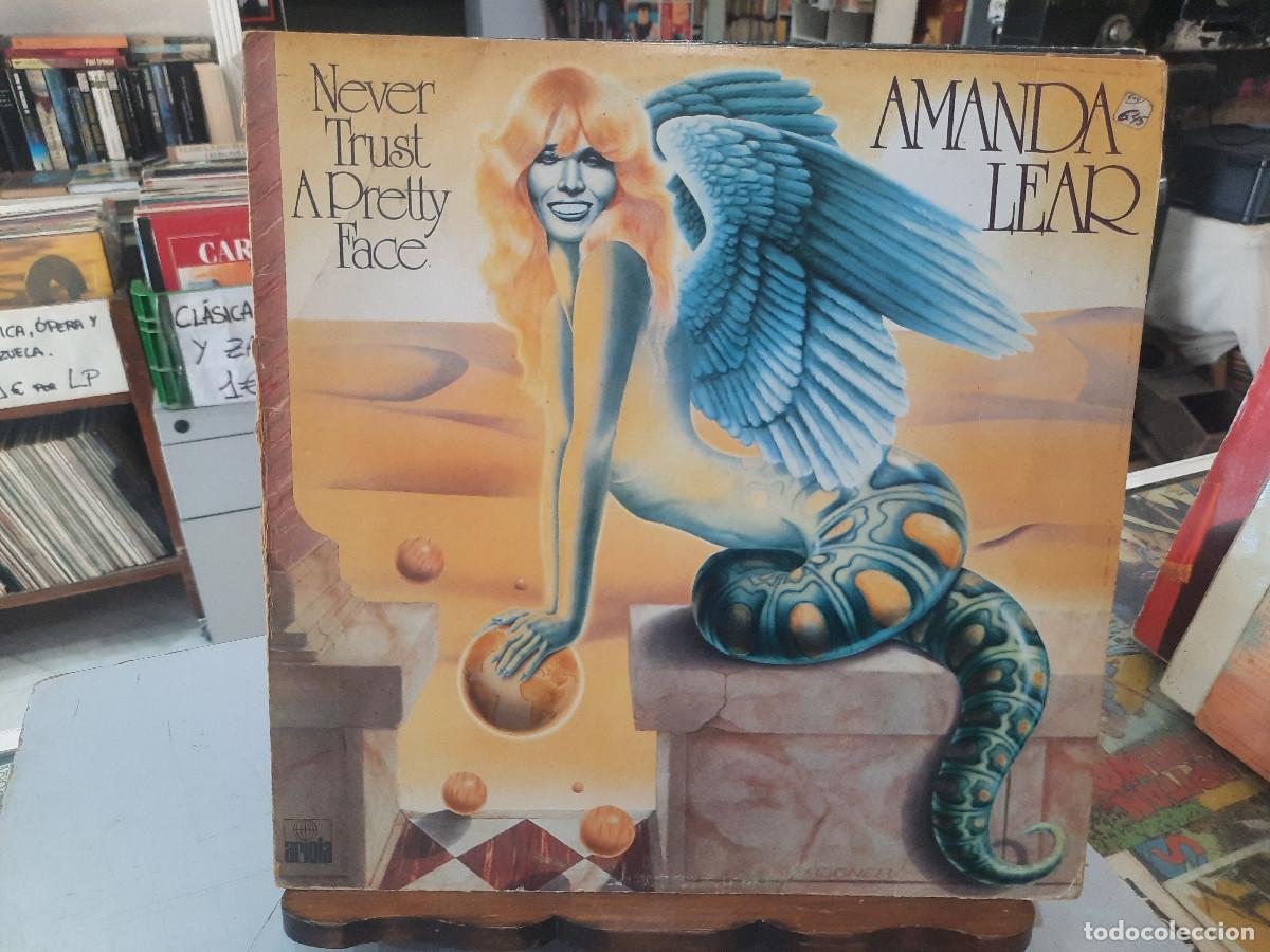 Discos de vinilo: Amanda Lear - Never trust a pretty face - LP. sello Ariola 1979 - Foto 1