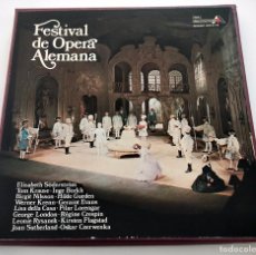 Discos de vinilo: FESTIVAL DE OPERA ALEMANA. COFRE 3 LPS. 1978. DECCA GOS 677/9. VINILOS MINT.