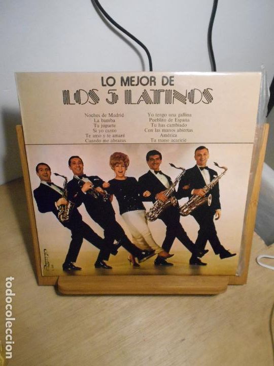 Discos de vinilo: LO MEJOR DE LOS 5 LATINOS - LP - - Foto 1