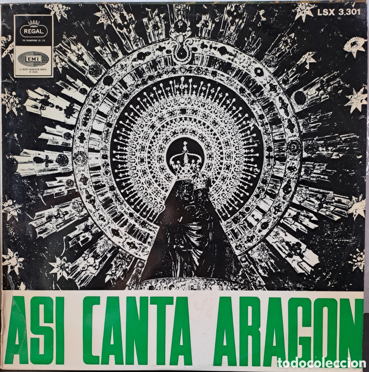 Discos de vinilo: ASI CANTA ARAGON. REGAL. 1966. - Foto 1