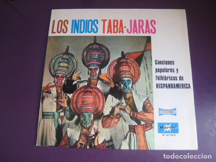 Disques de vinyle: Los Indios Taba-Jaras &lrm;&ndash; Canciones Populares Y Folkl&oacute;ricas De Hispanoamerica - LP MARFER 1970 - FOLK