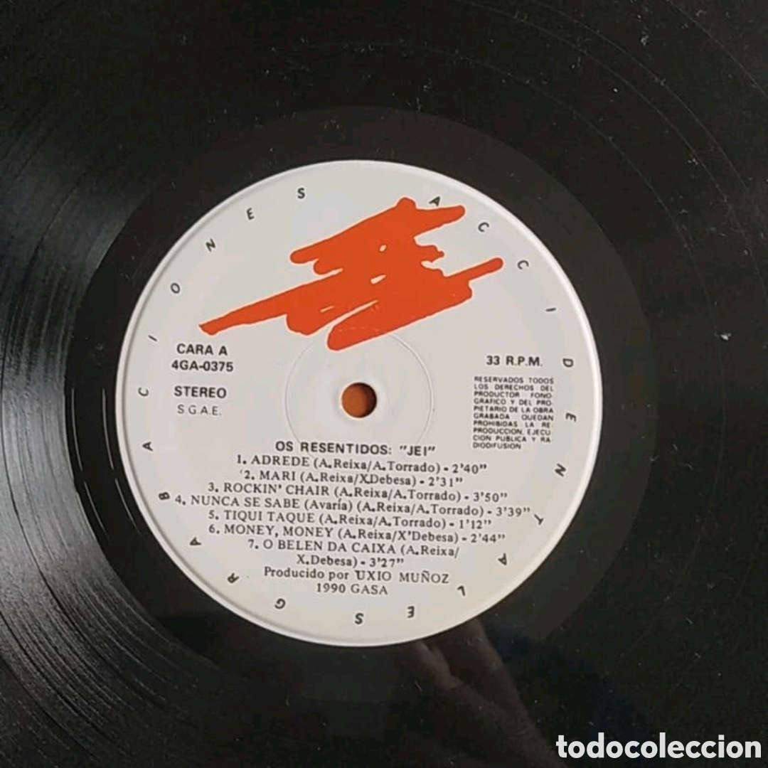 Discos de vinilo: Lp Os Resentidos. Jei - Foto 3