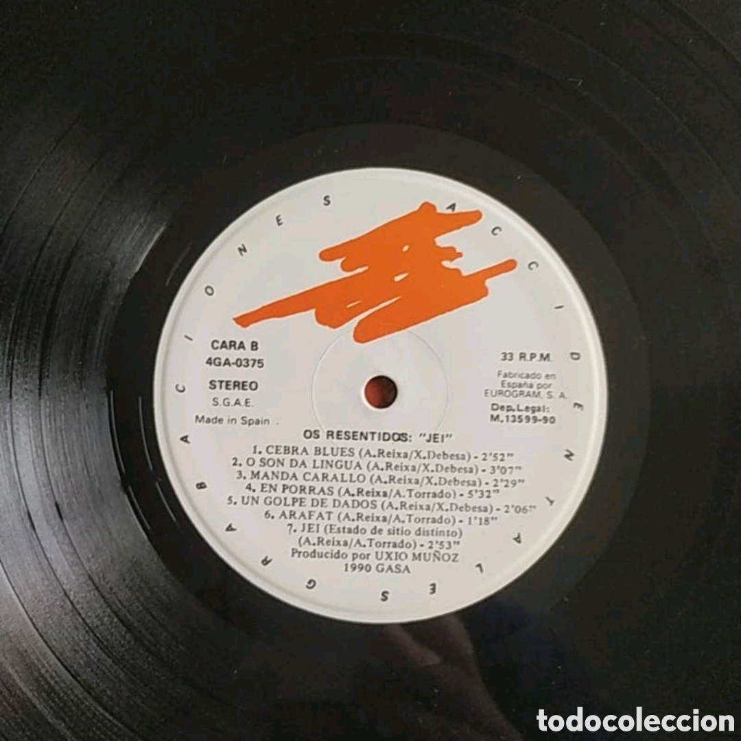 Discos de vinilo: Lp Os Resentidos. Jei - Foto 4