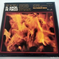 Discos de vinilo: ÓPERA EL ANGEL DE FUEGO. SERGEI PROKOFIEV. COFRE 3 LPS. 1976. DECCA GOS 652/4. VINILOS MINT.
