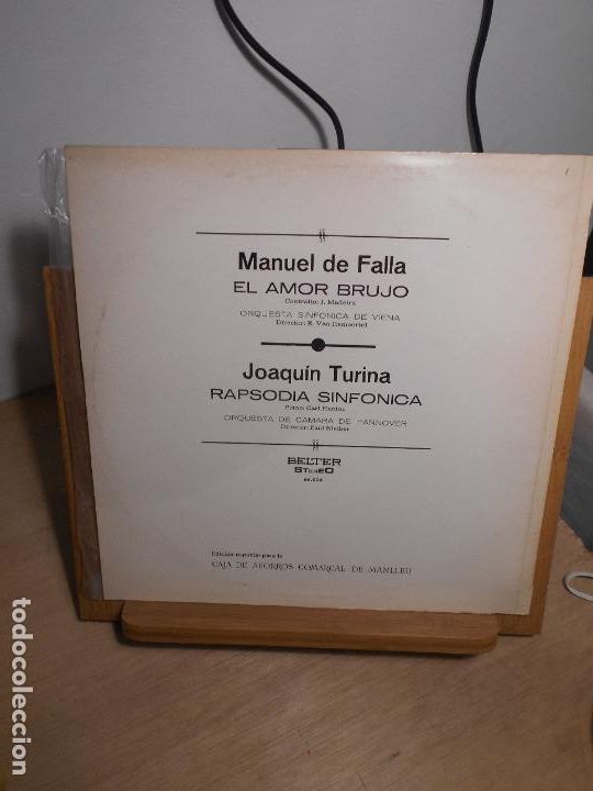 Discos de vinilo: MANUEL DE FALLA (EL AMOR BRUJO) JOAQUIN TURINA LP - Foto 2