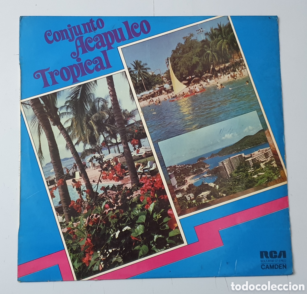 Disques de vinyle: LP CONJUNTO ACAPULCO TROPICAL (Espa&ntilde;a - RCA - 1975) M&eacute;xico KILLER Acordeon Cumbia Merengue