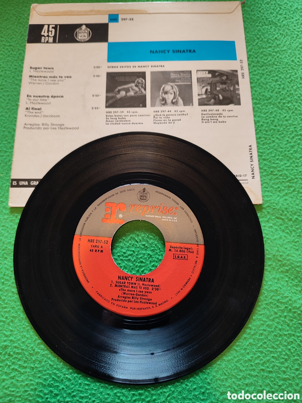 Discos de vinilo: Nancy Sinatra - Mientras m&aacute;s te veo + 3 - Foto 2