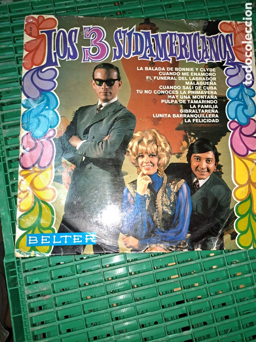 Discos de vinilo: LP LOS 3 SUDAMERICANOS BELTER - Foto 1
