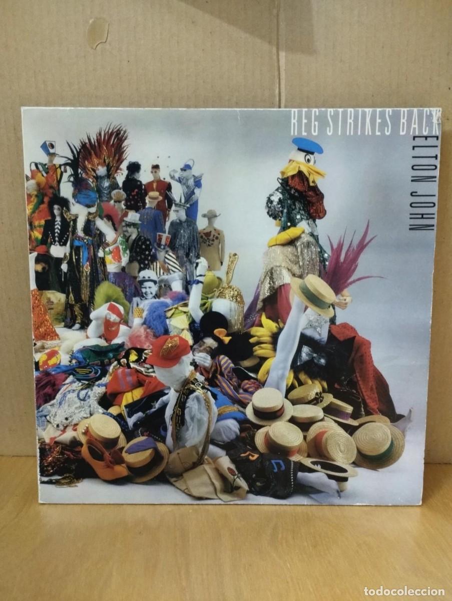 Discos de vinilo: ELTON JOHN ---- REG STRIKES BACK - Foto 1