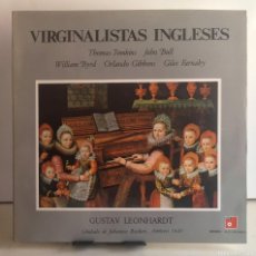 Discos de vinilo: GUSTAV LEONHARDT - VIRGINALISTAS INGLESES - LP