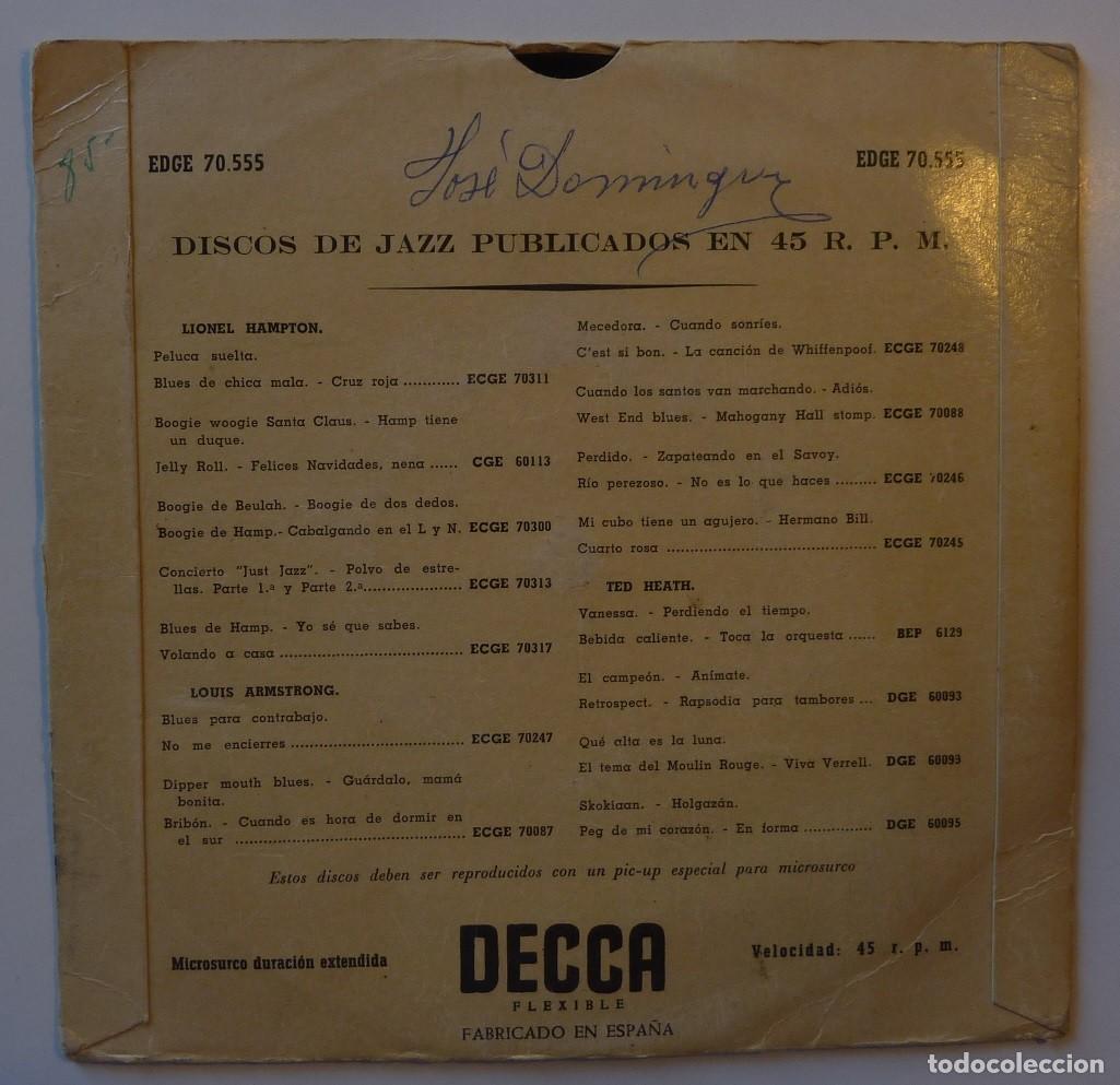 Discos de vinilo: TED HEATH // MARCHA DEL CIELO AZUL+3 // EP - Foto 2
