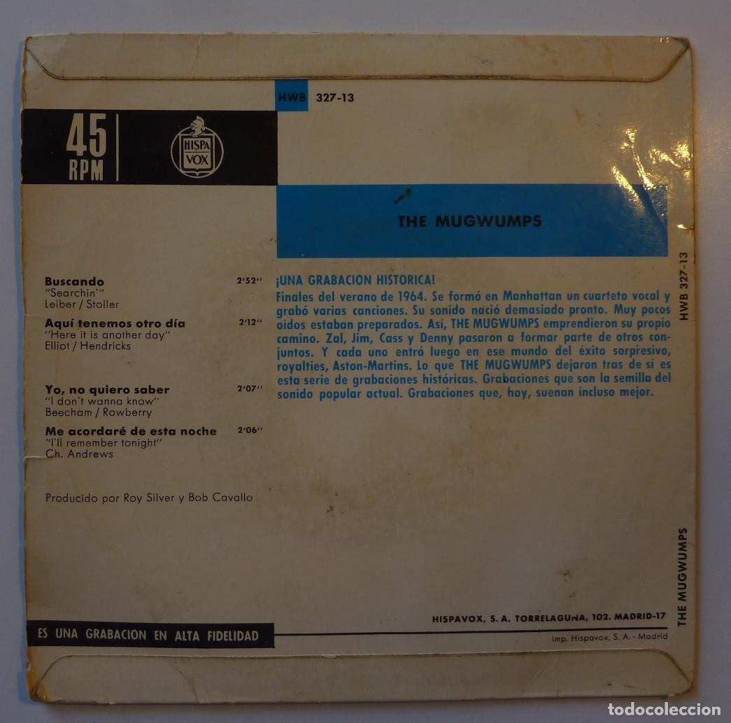 Discos de vinilo: THE MUGWUMPS // BUSCANDO+3 // 1967 // EP - Foto 2