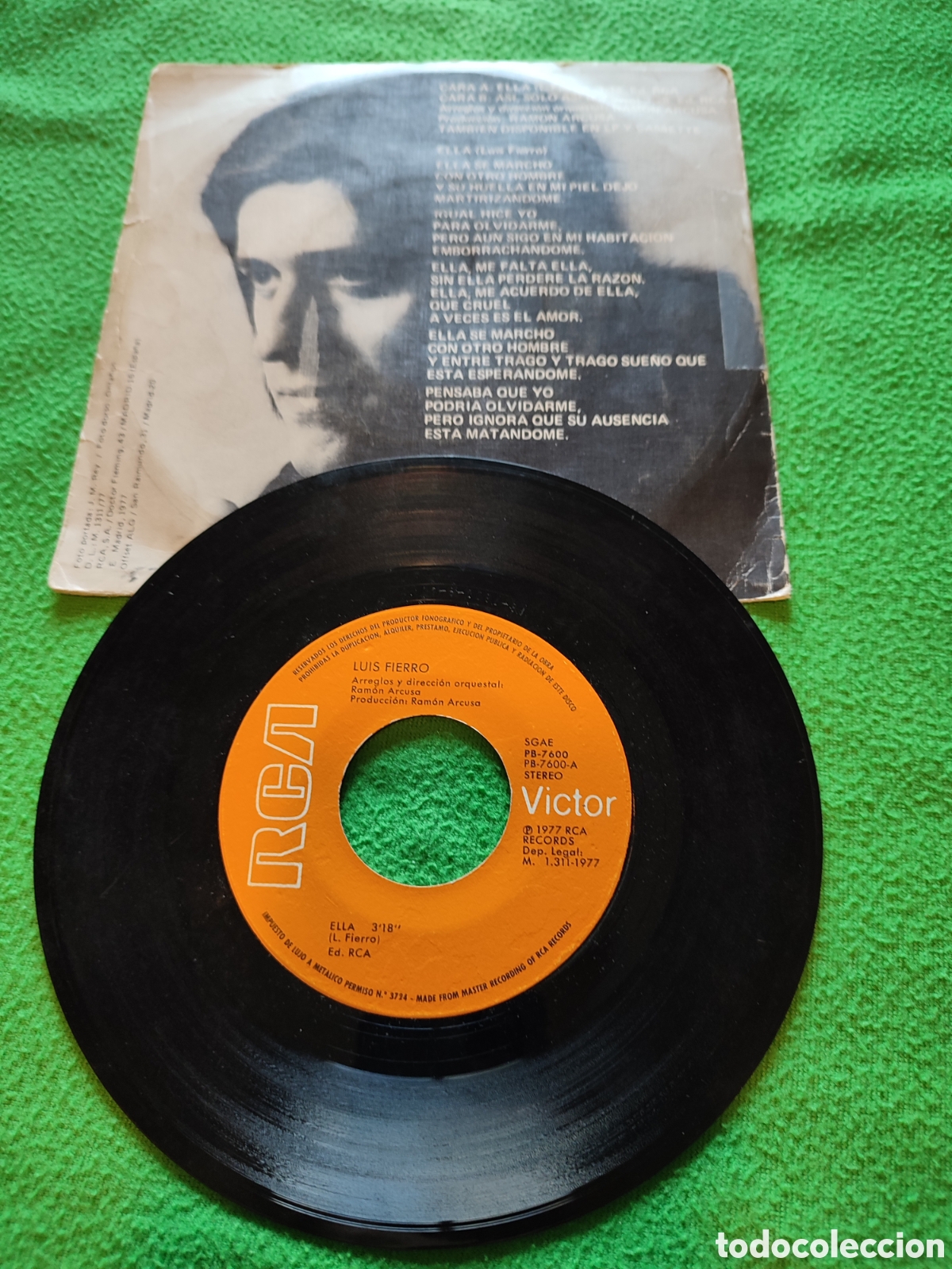 Discos de vinilo: Luis Fierro - Ella - Foto 2