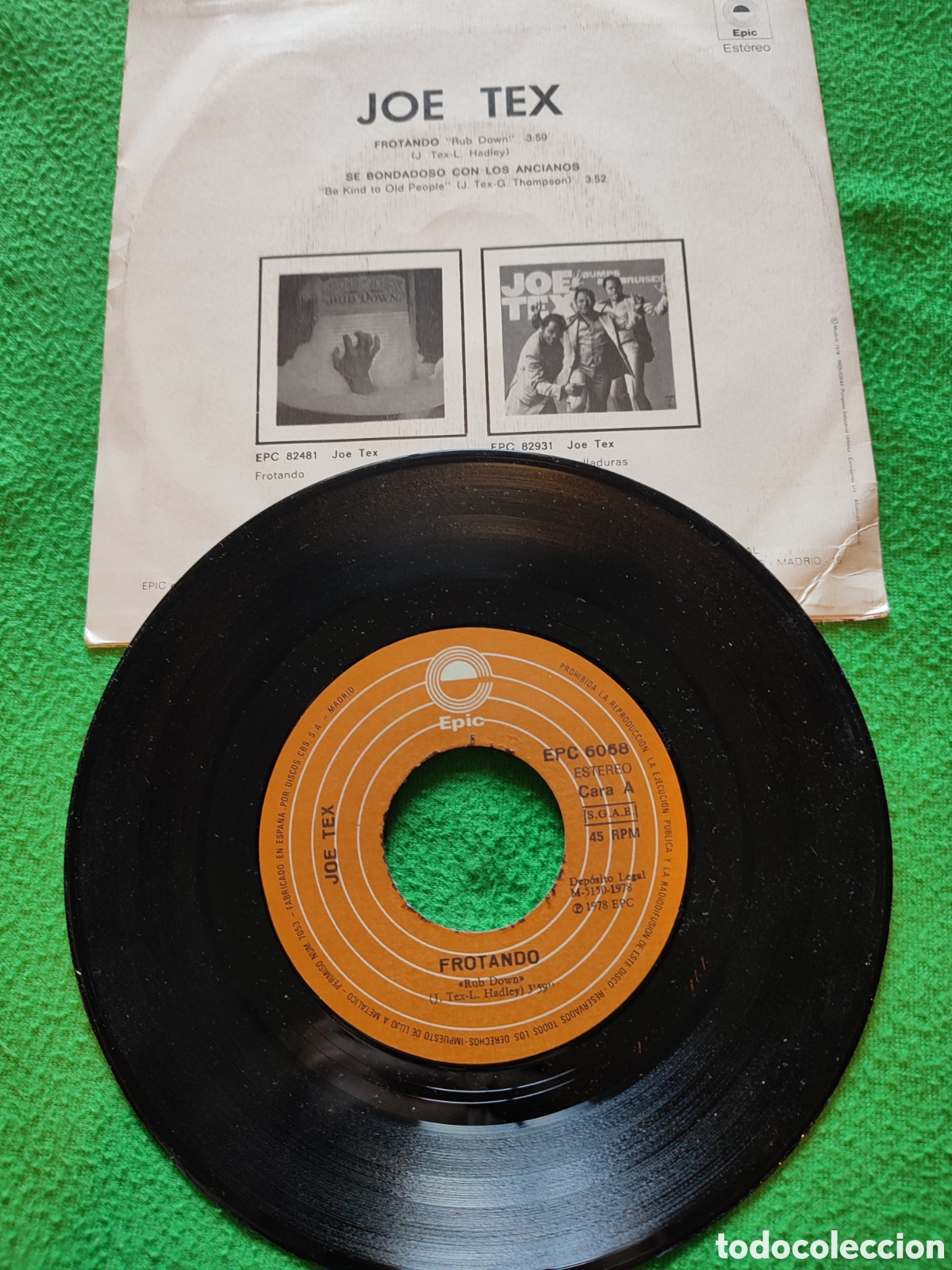 Discos de vinilo: Joe Tex - Frotando - Foto 2