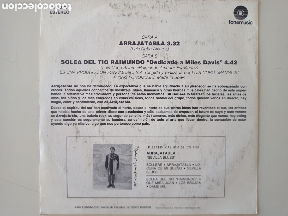 Discos de vinilo: Arrajatabla - Arrajatabla - Foto 2