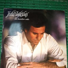 Discos de vinilo: LP JULIO IGLESIAS, UN HOMBRE SOLO CBS 1987