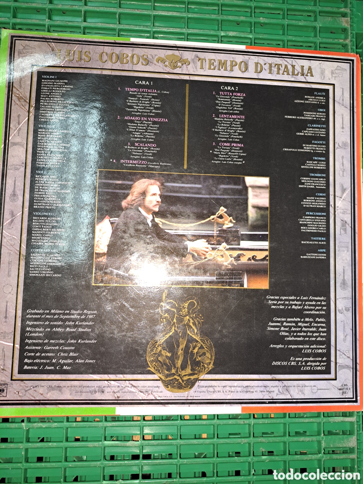 Discos de vinilo: LP LUIS COBOS, TEMPO DITALIA - Foto 2