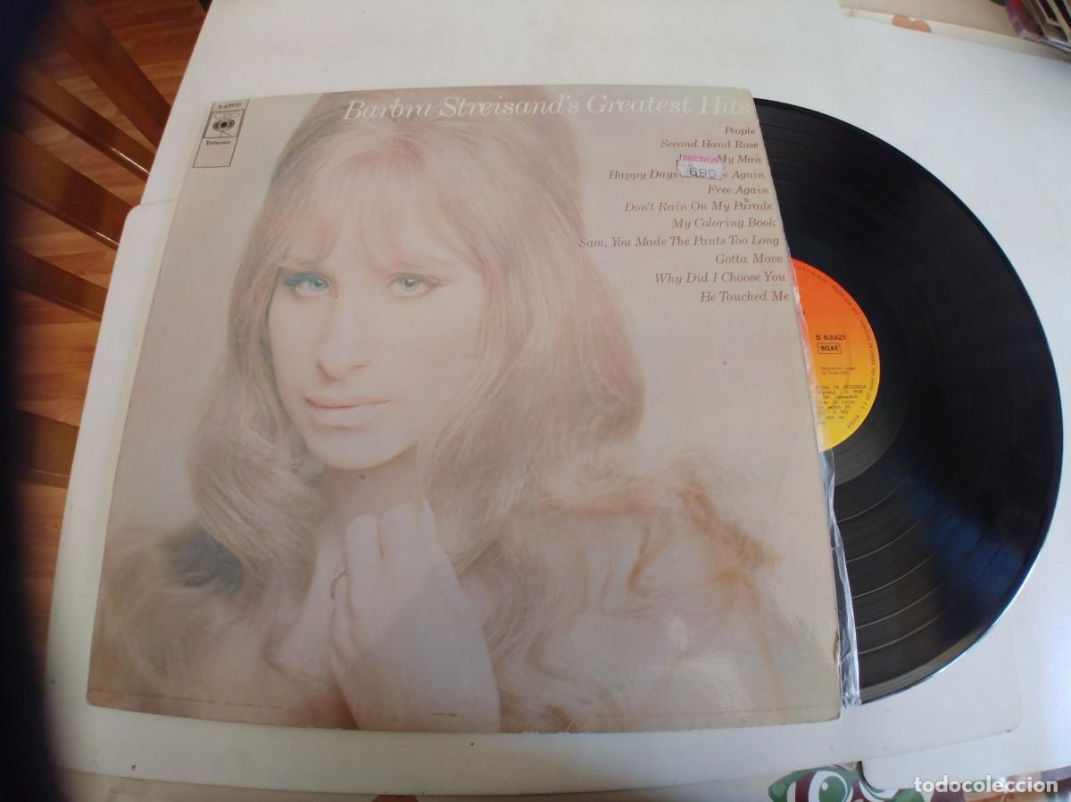 Discos de vinilo: BARBRA STREISAND-LP BARBRA STREISAND'S GREATEST HITS