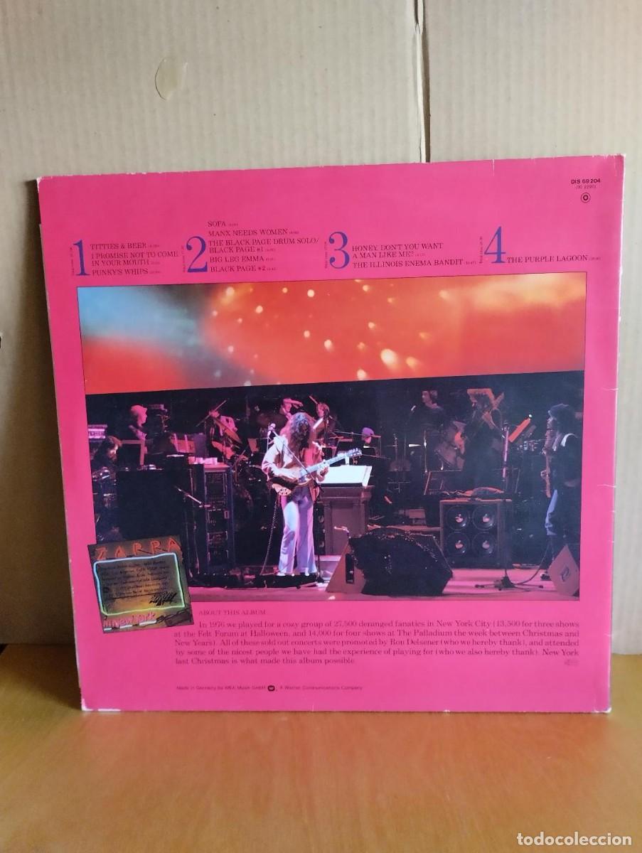 Discos de vinilo: FRANK ZAPPA ---- IN NEW YORK - Foto 2