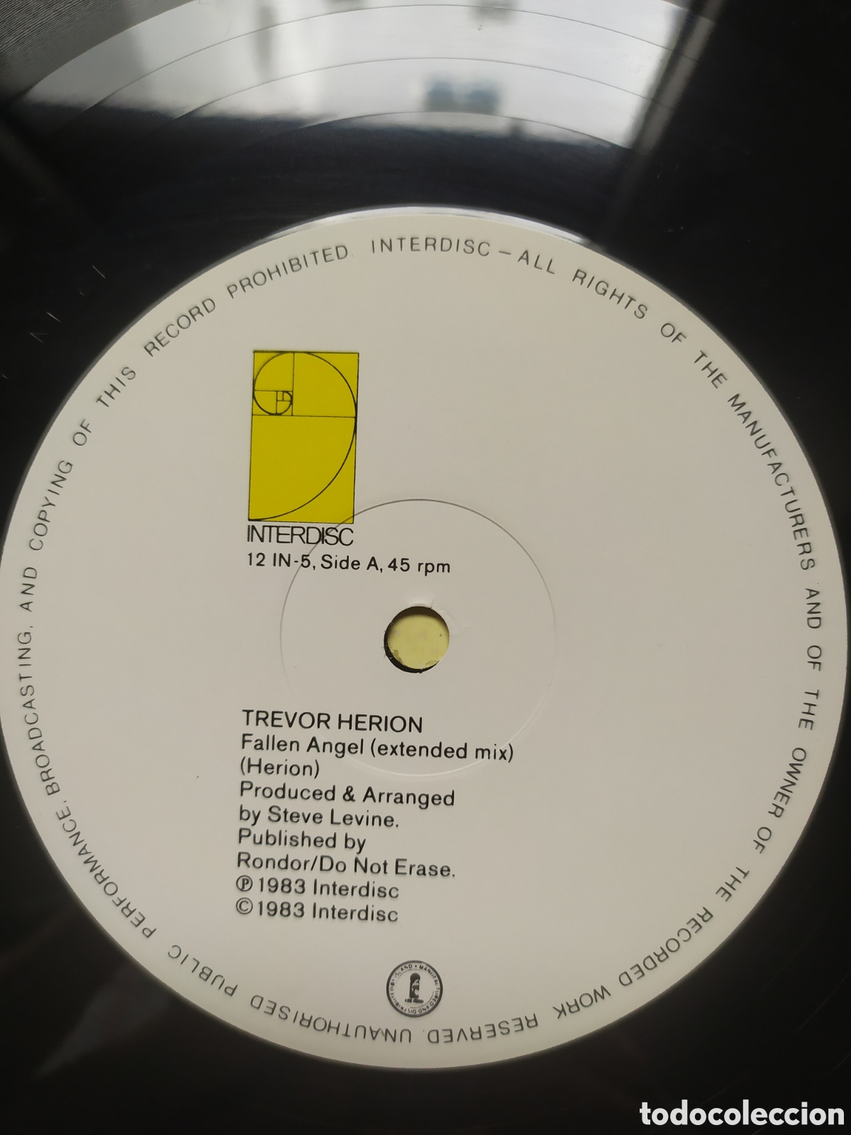 Discos de vinilo: Maxi single Trevor Herion.&nbsp;Fallen Angel - Foto 3