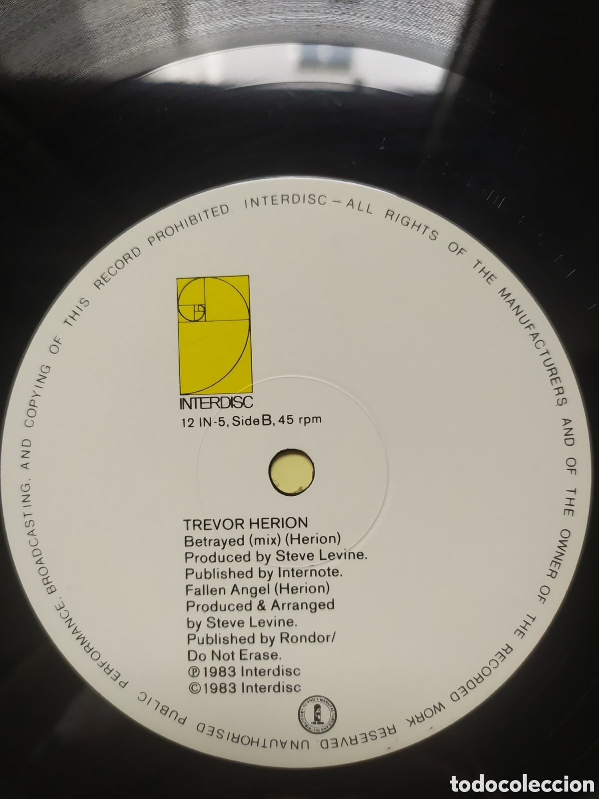 Discos de vinilo: Maxi single Trevor Herion.&nbsp;Fallen Angel - Foto 4