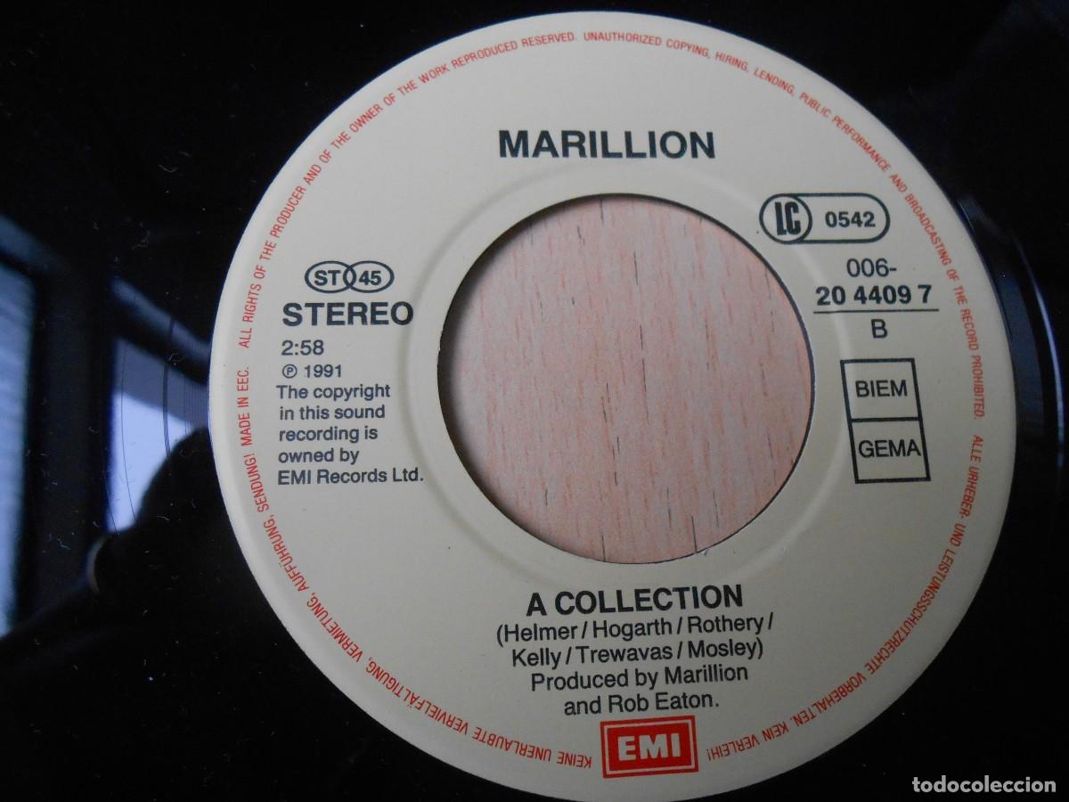 Discos de vinilo: MARILLION, SG, NO ONE CAN + 1, A&Ntilde;O 1991, EMI 006-204409-7 MADE IN EEC - Foto 4