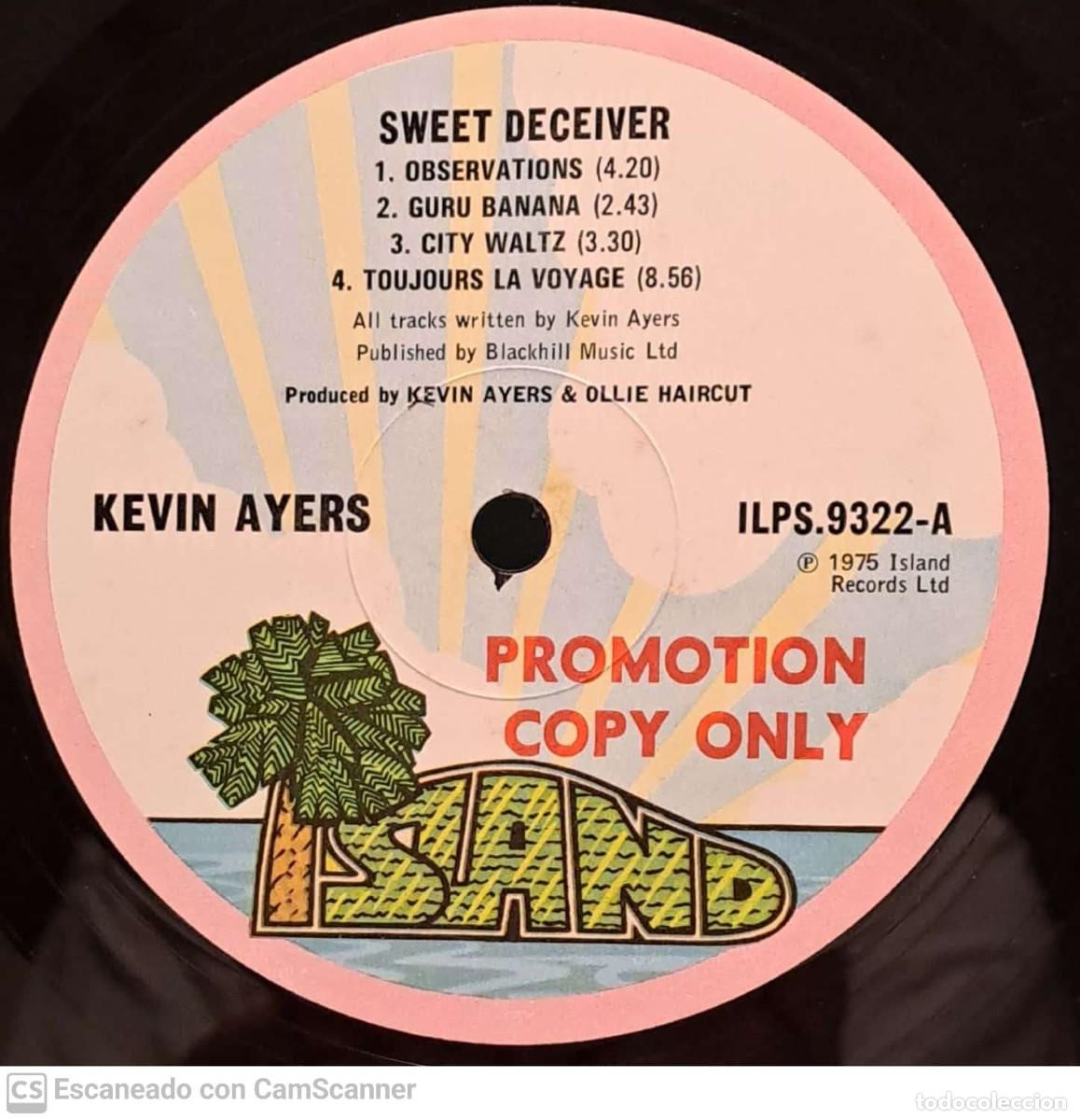Discos de vinilo: Kevin Ayers &lrm;&ndash; Sweet Deceiver - Foto 4