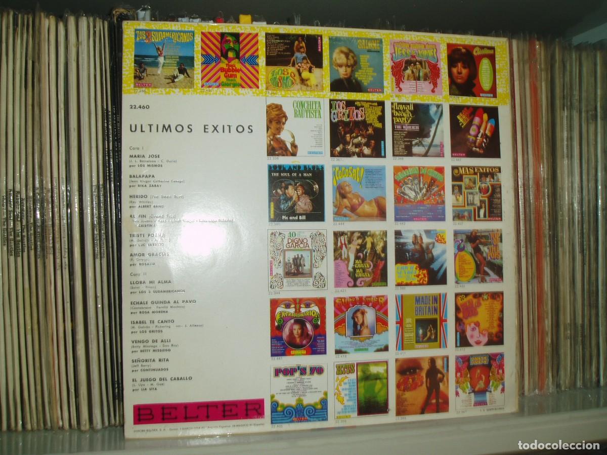 Discos de vinilo: VARIOS ULTIMOS EXITOS LP BELTER 1970 ESPA&Ntilde;A - Foto 2