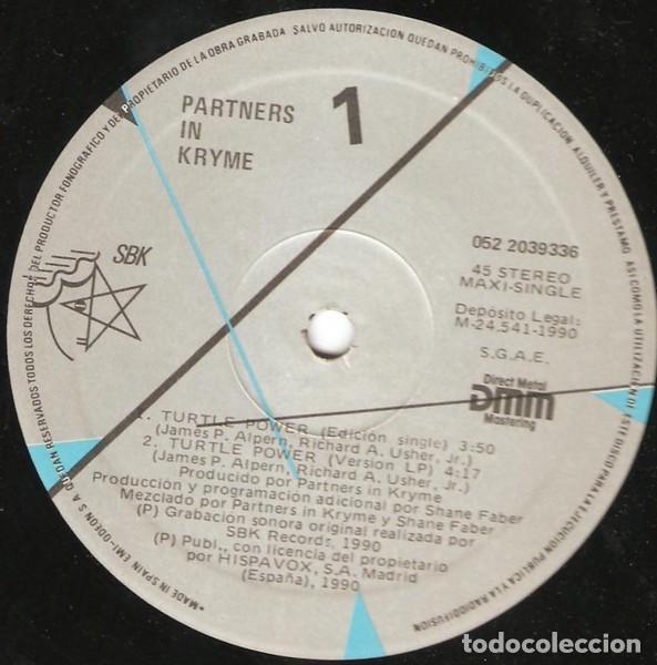 Discos de vinilo: Partners In Kryme &ndash; Turtle Power! - Foto 3