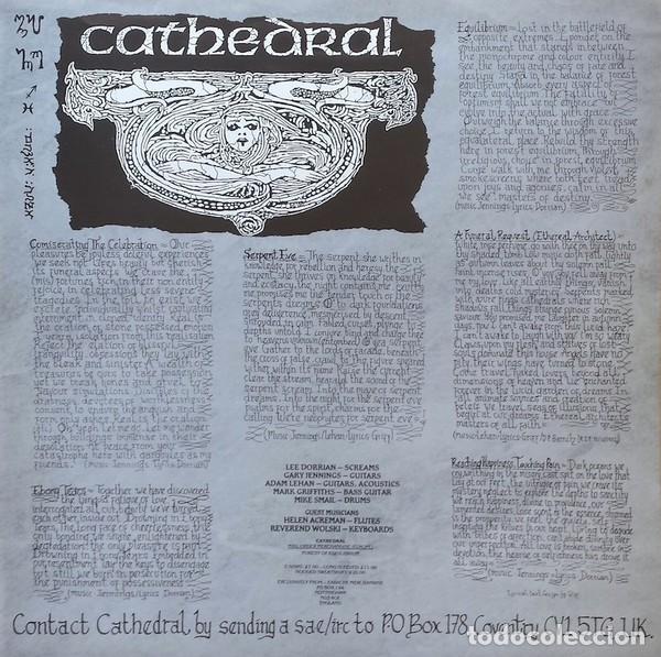 Discos de vinilo: Cathedral &lrm;&ndash; Forest Of Equilibrium - Vinilo Gatefold - Foto 6