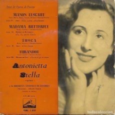 Discos de vinilo: ANTONIETTA STELLA - MANON LESCAUT / MADAMA BUTTERFLY - EMI ODEON 1958