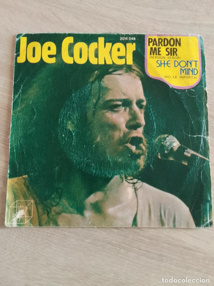 Discos de vinilo: Joe Cocker: Pardon Me Sir - She Dont Mind (Single) - Foto 2