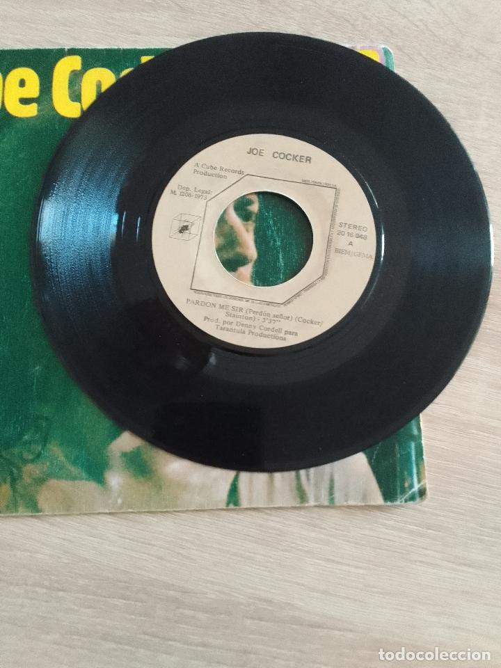 Discos de vinilo: Joe Cocker: Pardon Me Sir - She Dont Mind (Single) - Foto 4