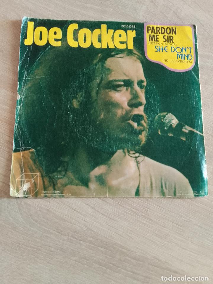 Discos de vinilo: Joe Cocker: Pardon Me Sir - She Dont Mind (Single) - Foto 1