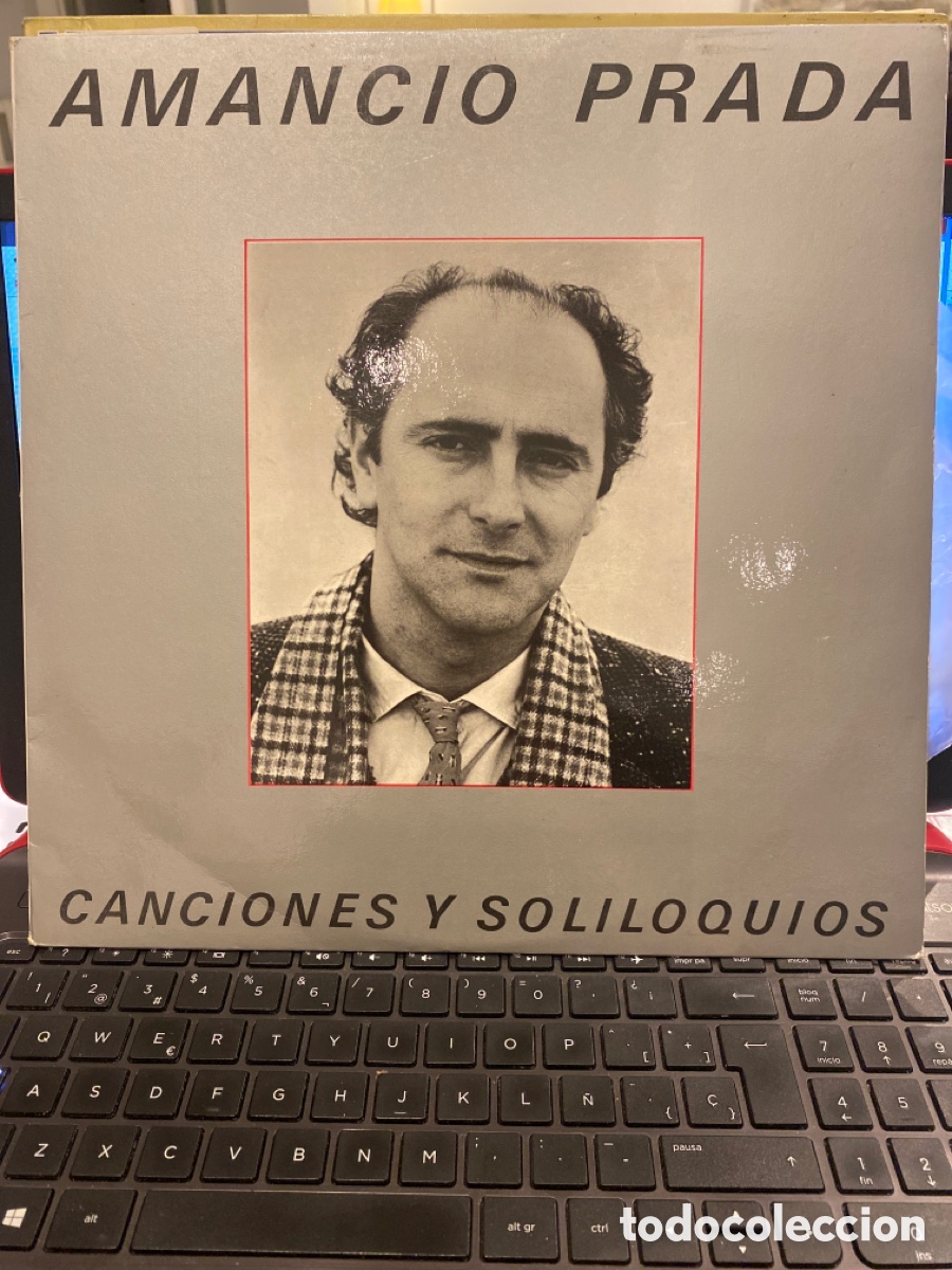 Discos de vinilo: AMANCIO PRADA - CANCIONES Y SOLILOQUIOS LP SPAIN 1984 - Foto 1