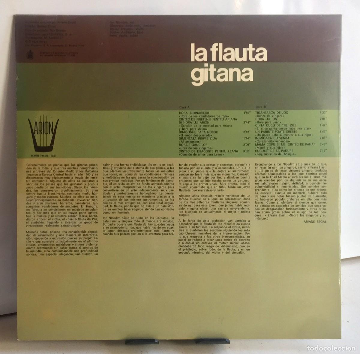 Discos de vinilo: La Flauta Gitana - LP - Foto 2