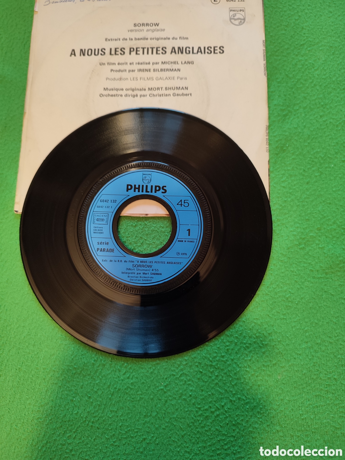 Discos de vinilo: Mort Shuman - Sorrow Single vinilo - Foto 2