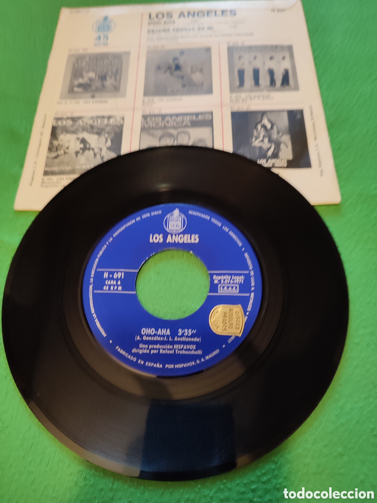 Discos de vinilo: Los &Aacute;ngeles - Oho-Aha - Foto 2