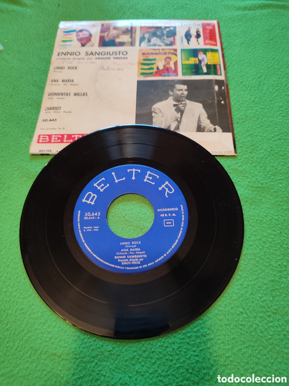 Discos de vinilo: Ennio Sangiusto - Limbo Rock+ 3 - Foto 2