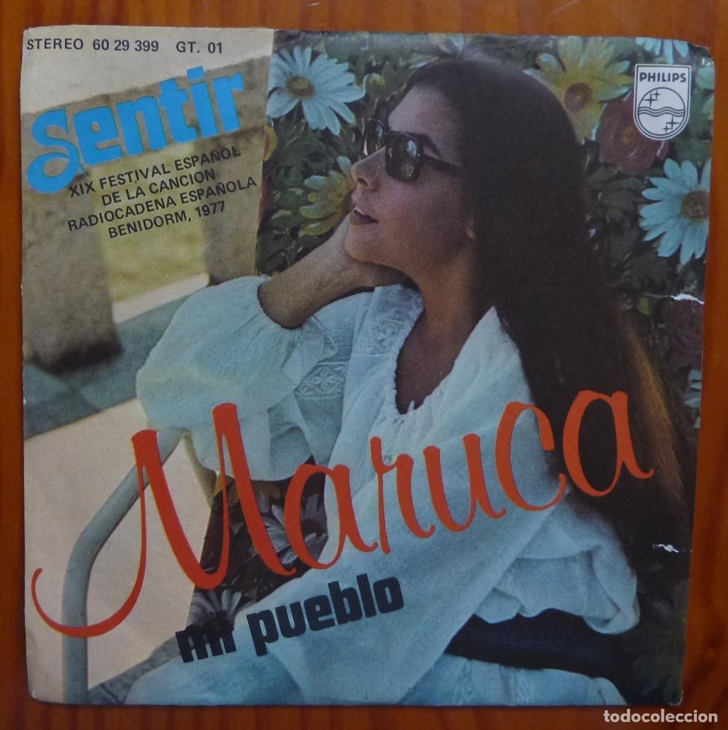 Discos de vinilo: MARUCA / SENTIR / 1977 / SINGLE - Foto 1
