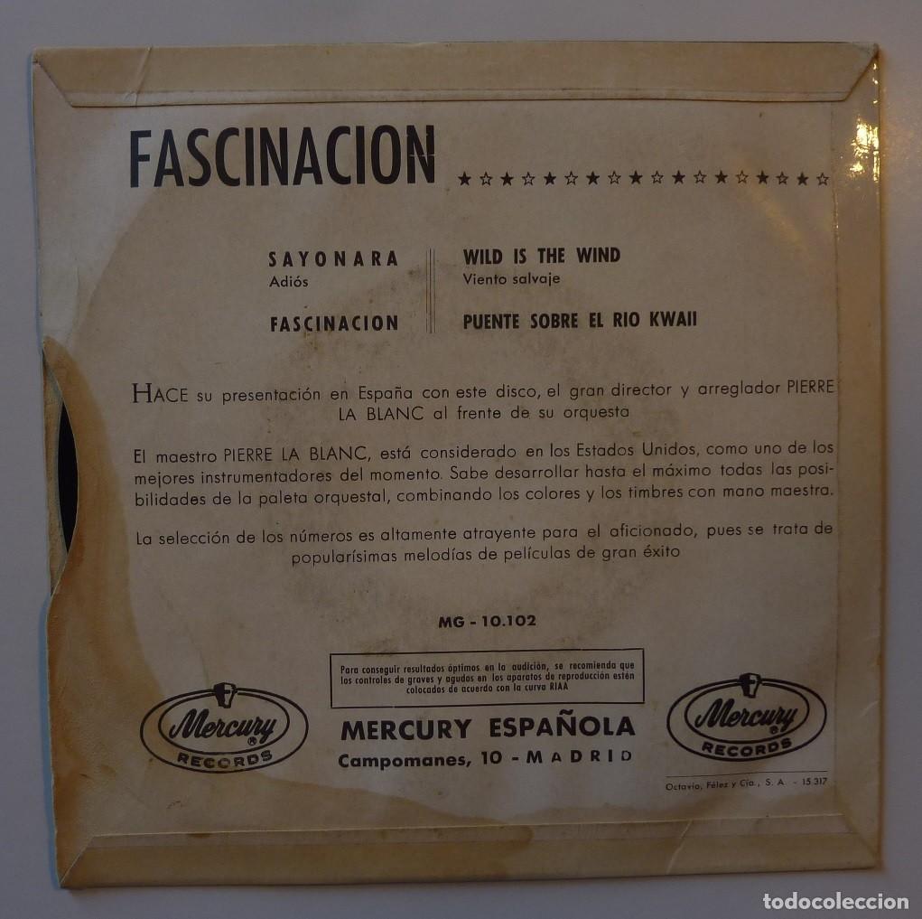 Discos de vinilo: PIERRE LA BLANC // SAYONARA+3 // 1960 // EP - Foto 2