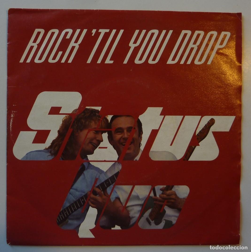 Discos de vinilo: STATUS QUO // ROCKTIL YOU DROP // ENGLAND // 1991 // SINGLE - Foto 1