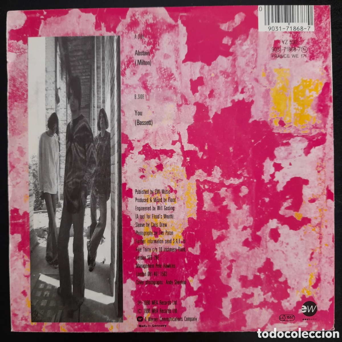 Discos de vinilo: Five Thirty &ndash; Abstain! 1990, Alemania. Vinilo, 7&rdquo; - Foto 2