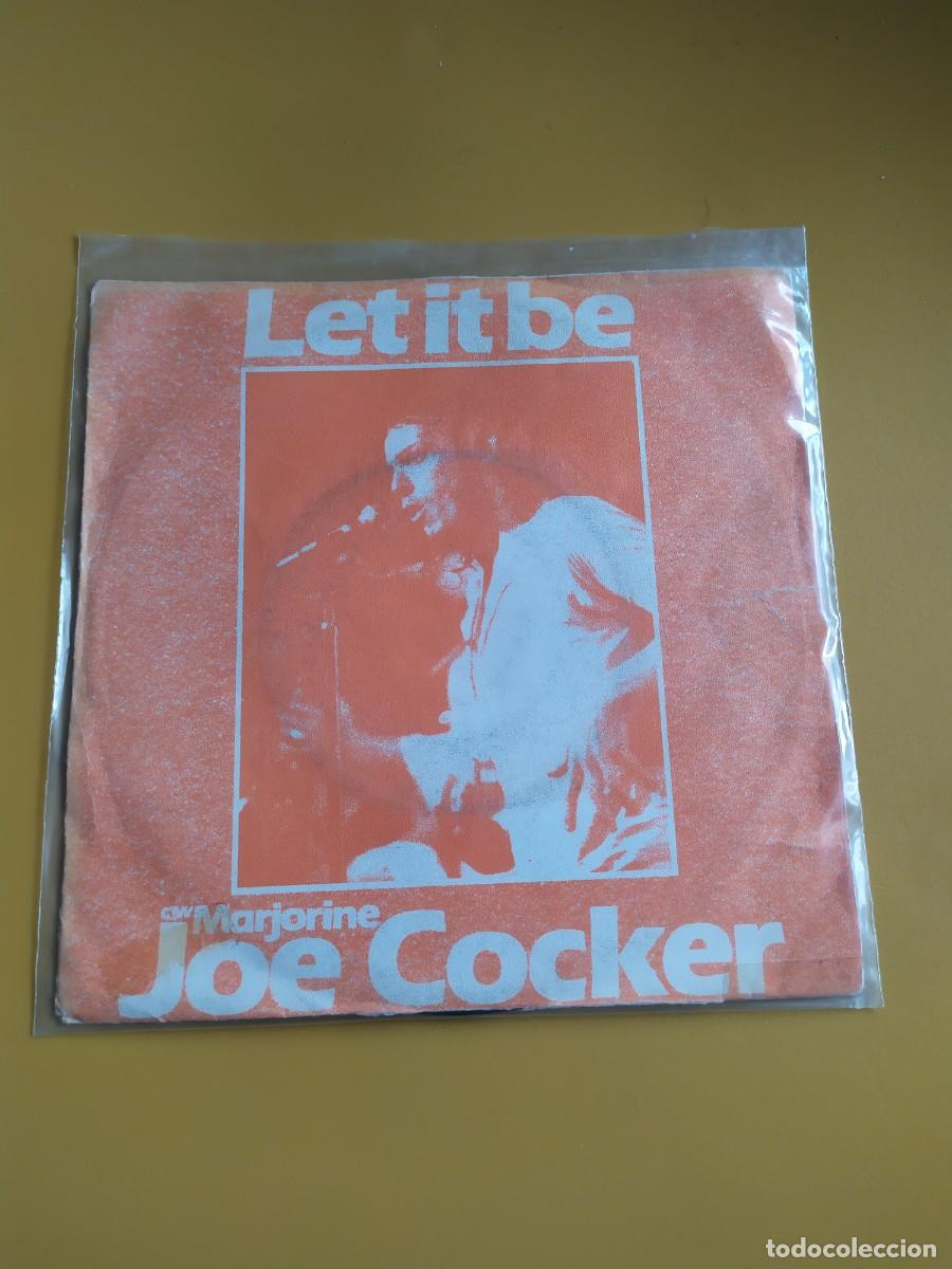 Discos de vinilo: Joe Cocker - Let it Be / Marjorine 1982 - Foto 1