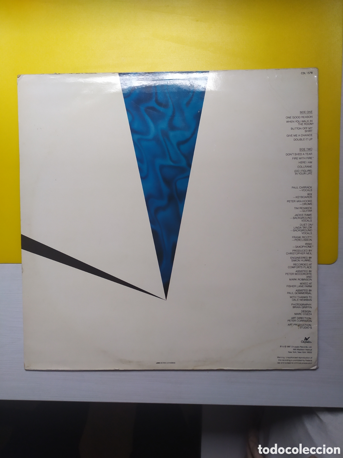 Discos de vinilo: Lp Paul Carrack.&nbsp;One Good Reason - Foto 2