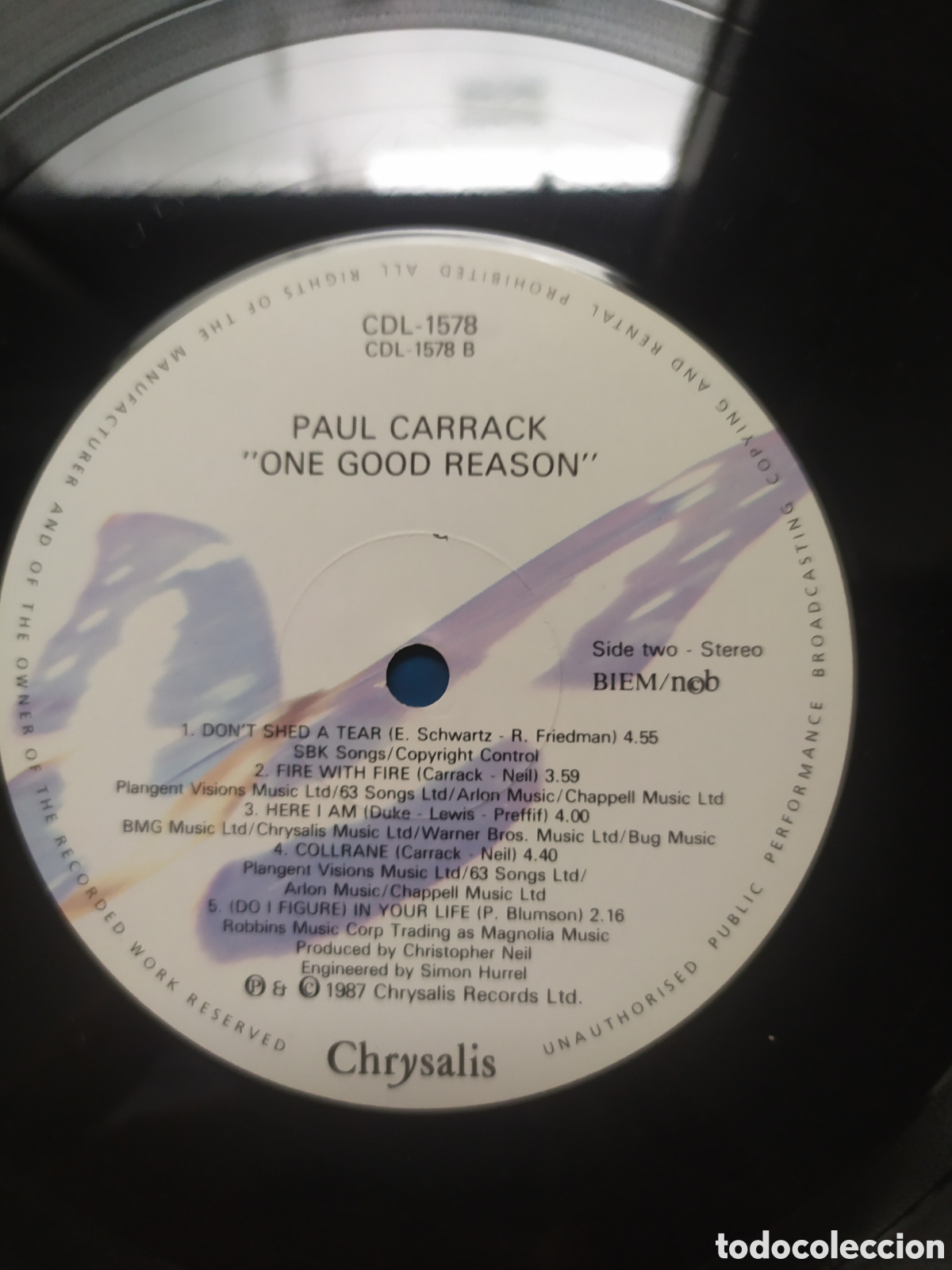 Discos de vinilo: Lp Paul Carrack.&nbsp;One Good Reason - Foto 4